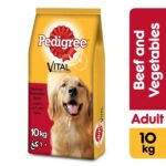 Pedigree Beef & Vegetables, Dry Dog Food (Adult), 10kg