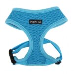 PUPPIA SOFT HARNESS S.BLUE M Neck 12' Chest 19-22"