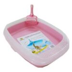 Nutrapet Cat Toilet Little Cat Litter Pink Box 46*36.6*11 cm