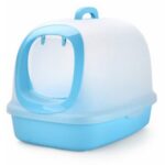 Nutrapet Cat Toilets XXL Luxury Cat Litter Box Blue 62*46*44 cm