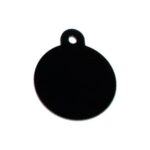Imarc Pet Tag Circle Large Black